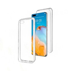 Capa de Silicone 360º para Huawei P40 Transparente Capa de Silicone 360º para Huawei P40 Transparente